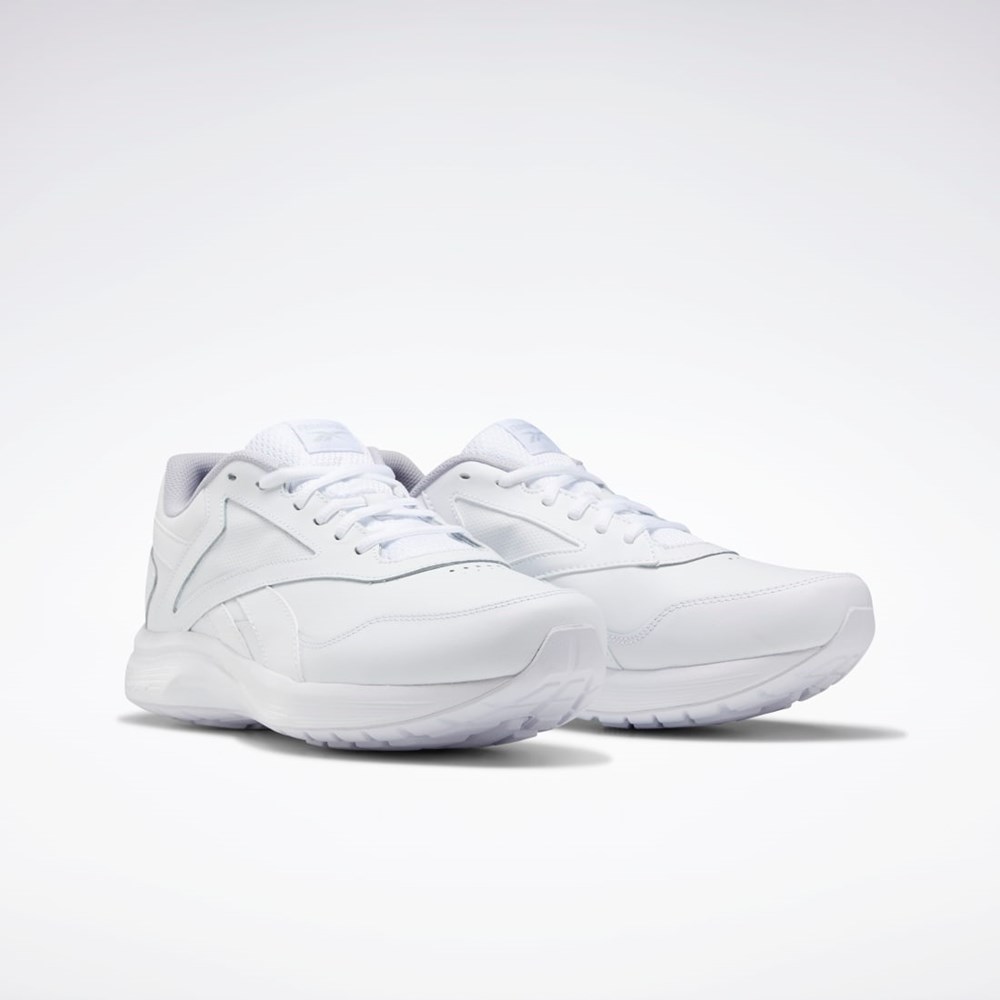 Reebok Walk Ultra 7 DMX MAX Extra-Siroke Topanky Shoes Biele Siva Kráľovská Modrá | IUFKL3018