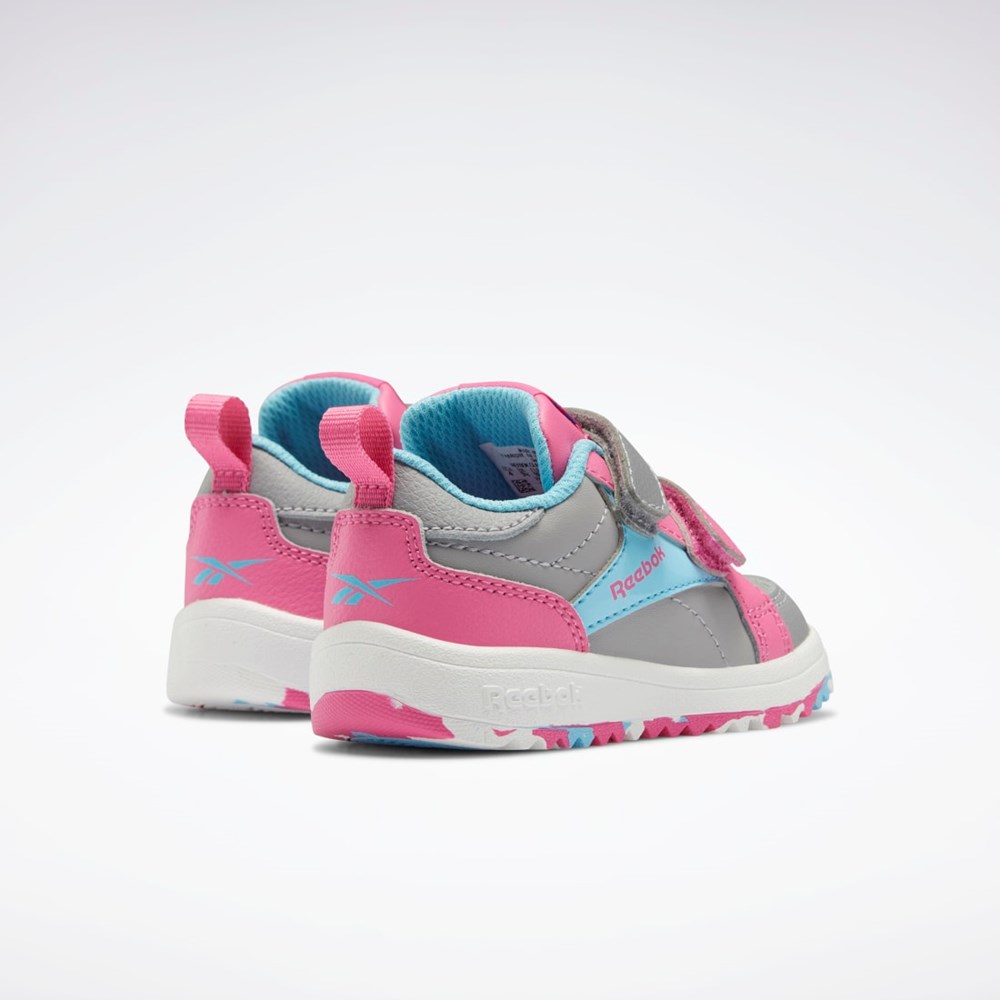 Reebok Weebok Clasp Low Shoes - Toddler Siva Modre Ruzove | MOFQL1253