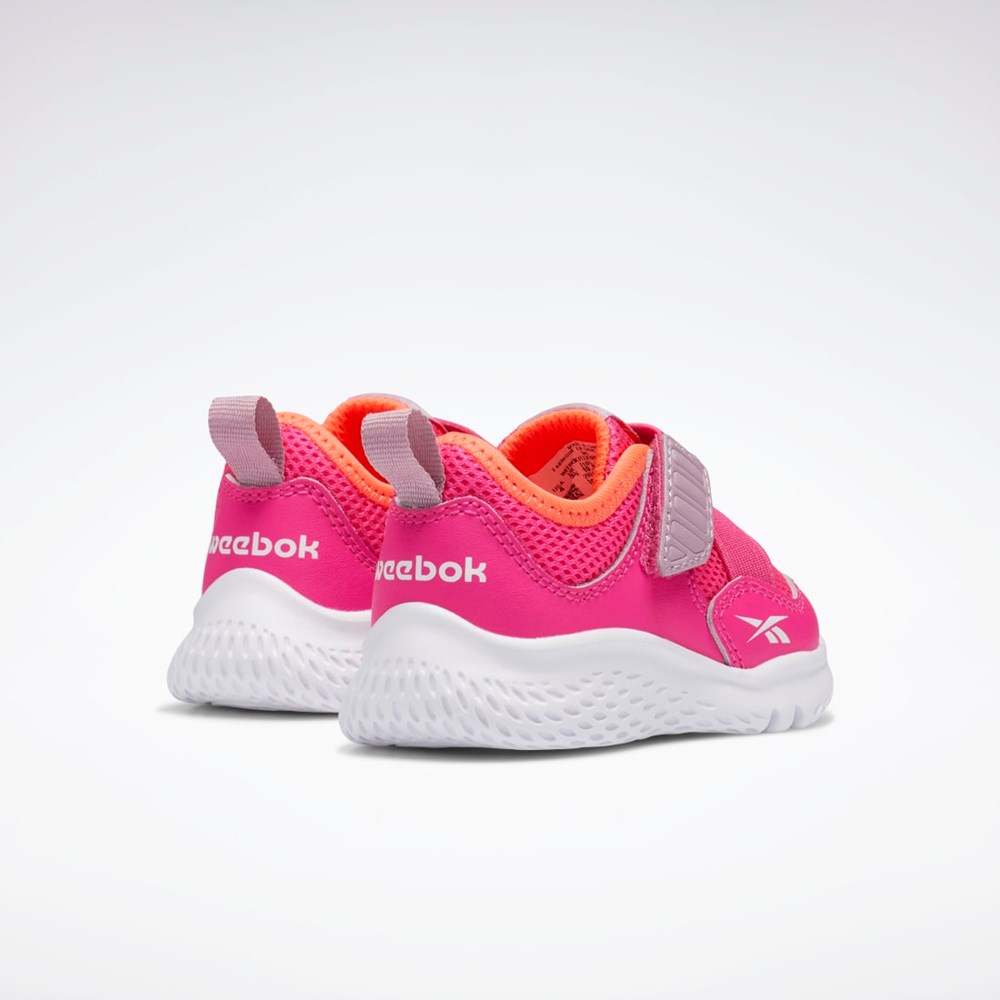 Reebok Weebok Flex Sprint Shoes - Toddler Ruzove Biele Oranžové | DYKLH4380