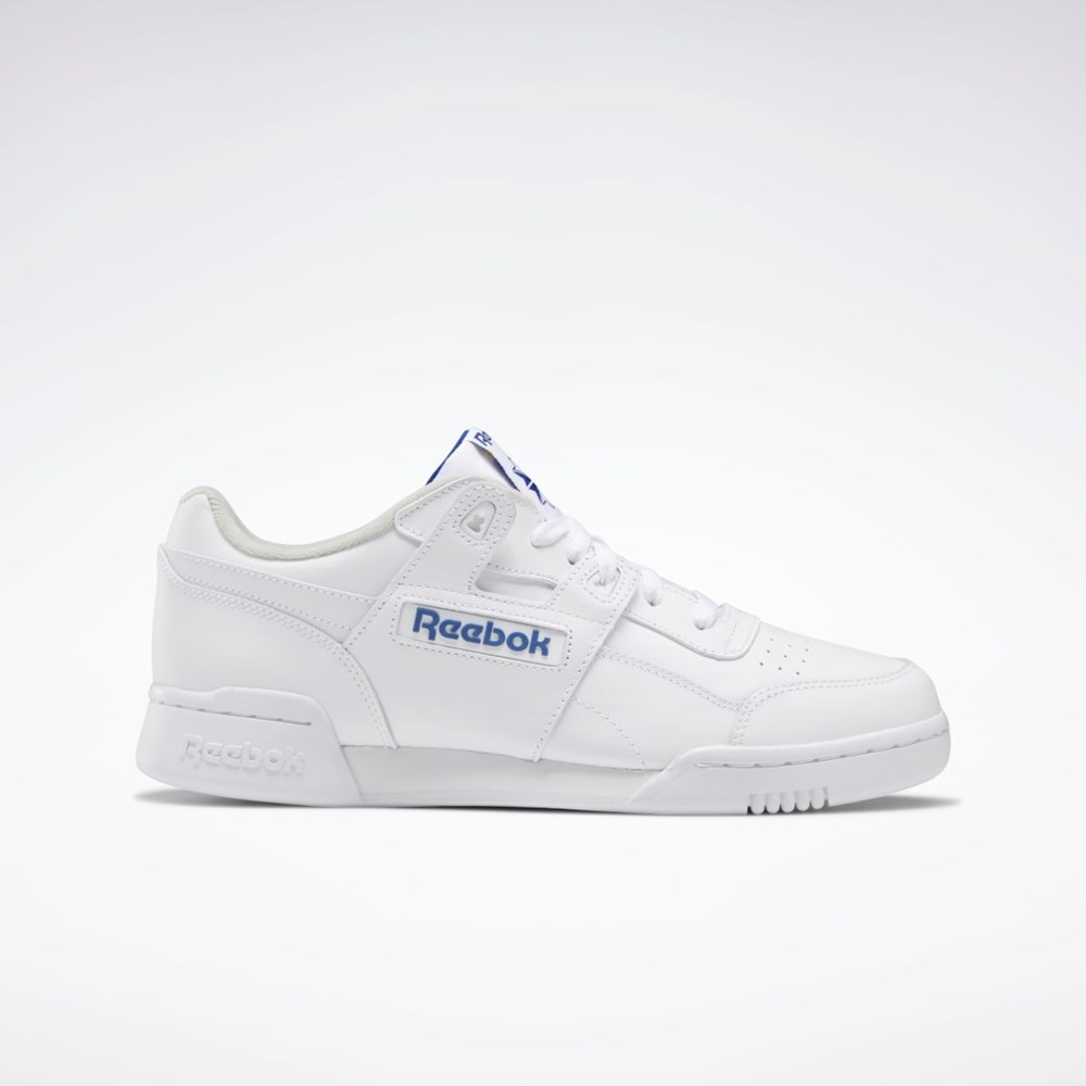 Reebok Workout Plus Shoes Biele Kráľovská Modrá | CIXKH9347