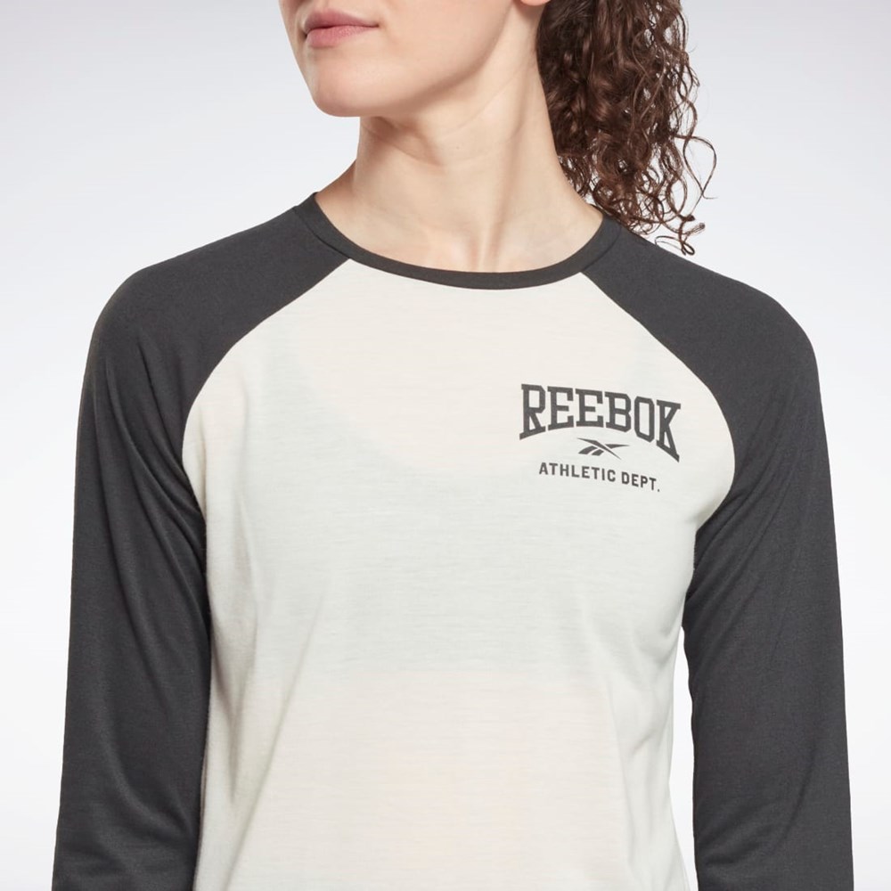 Reebok Workout Ready Baseball T-Shirt Biele | ODAXS5023