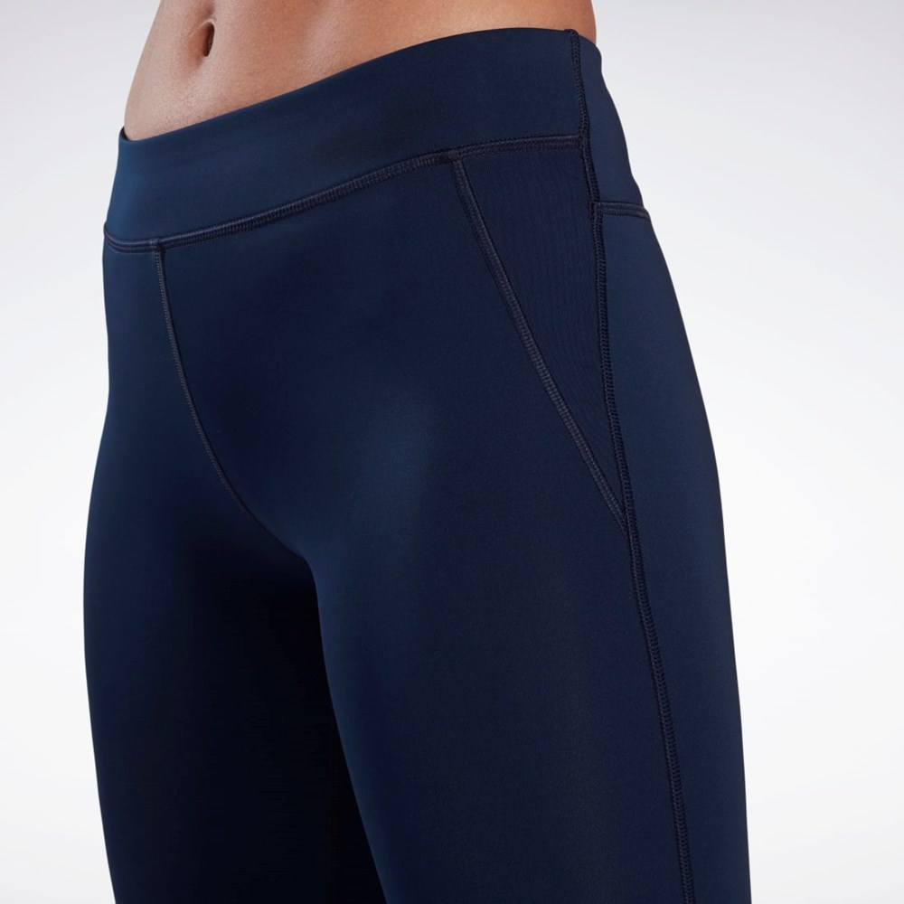 Reebok Workout Ready Capri Leggings Námornícka Modrá | OUVNC0237