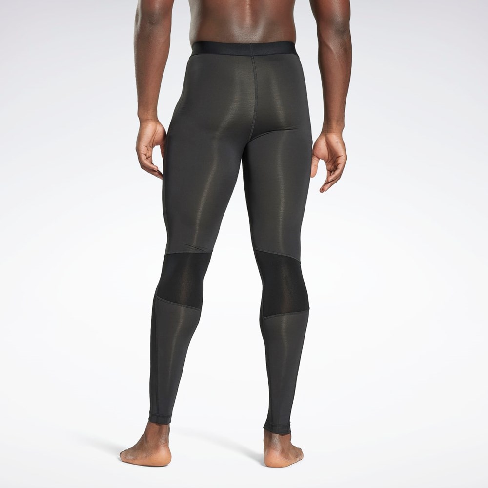 Reebok Workout Ready Compression Tights Čierne | UFWLG5839