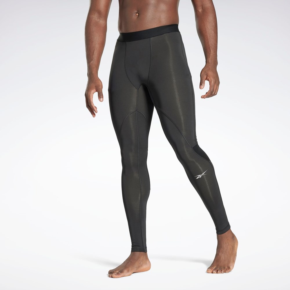 Reebok Workout Ready Compression Tights Čierne | UFWLG5839