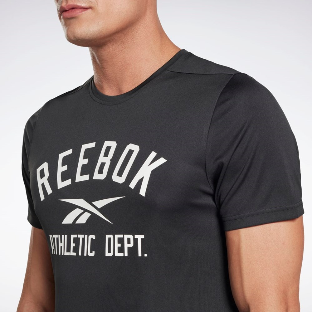 Reebok Workout Ready Grafika T-Shirt Čierne | EYCPZ4502