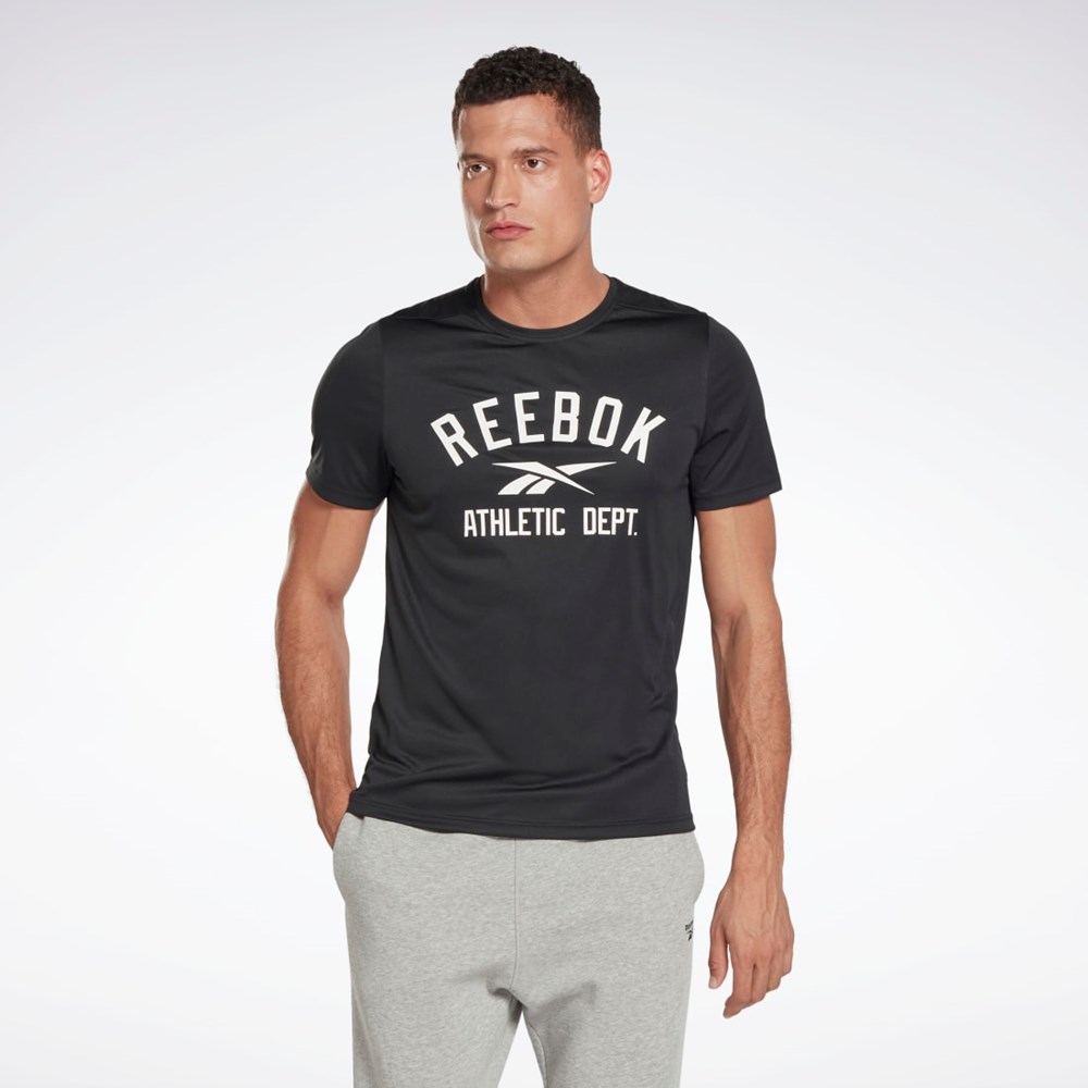 Reebok Workout Ready Grafika T-Shirt Čierne | EYCPZ4502