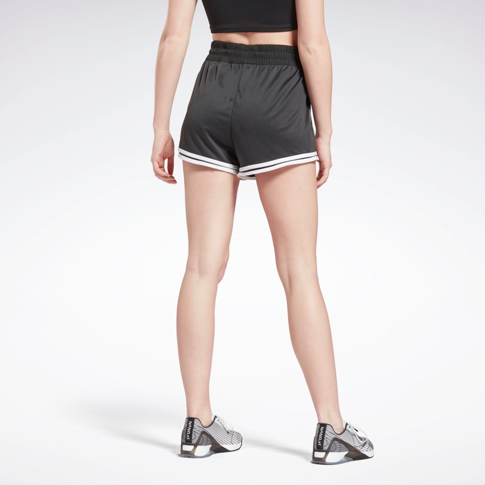 Reebok Workout Ready High-Rise Shorts Čierne | BDQUC9653