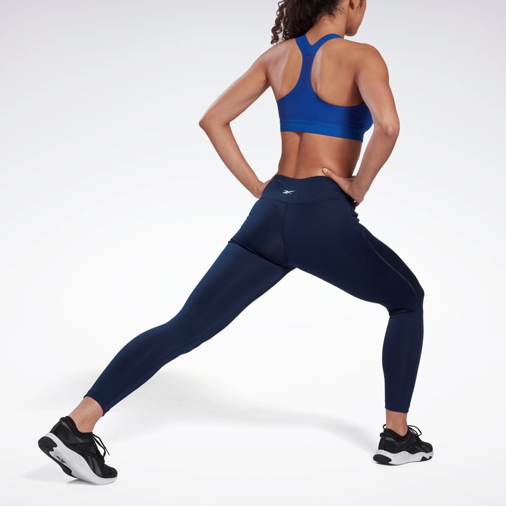 Reebok Workout Ready Leggings Námornícka Modrá | JDBZH2914