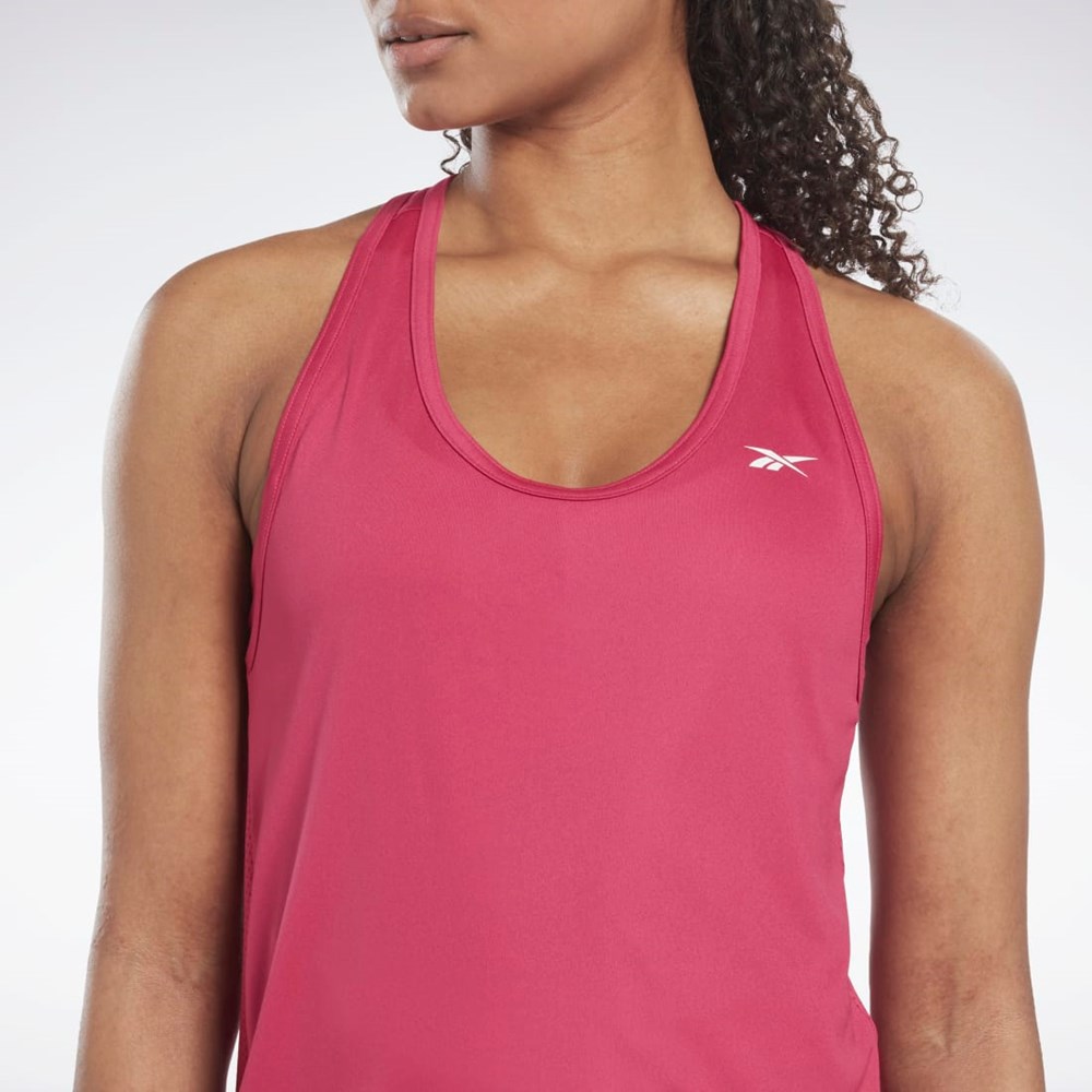 Reebok Workout Ready Mesh Back Tank Top Ruzove | JKAZS9510