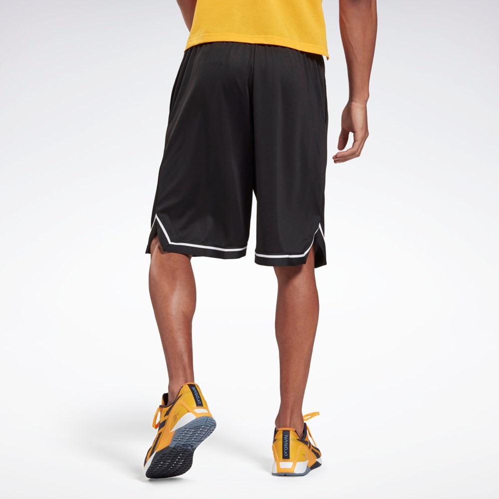 Reebok Workout Ready Mesh Shorts Čierne | TARWP0738