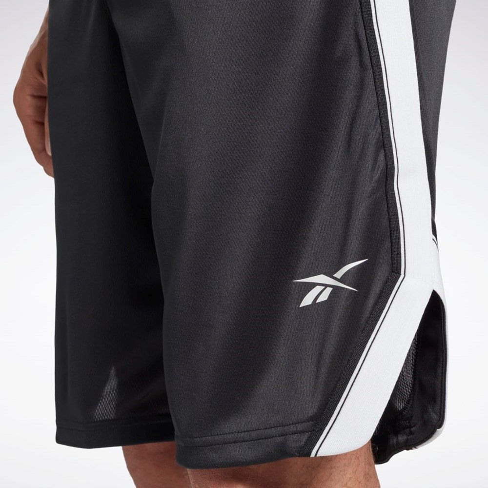 Reebok Workout Ready Mesh Shorts Čierne | ZMXVB5439