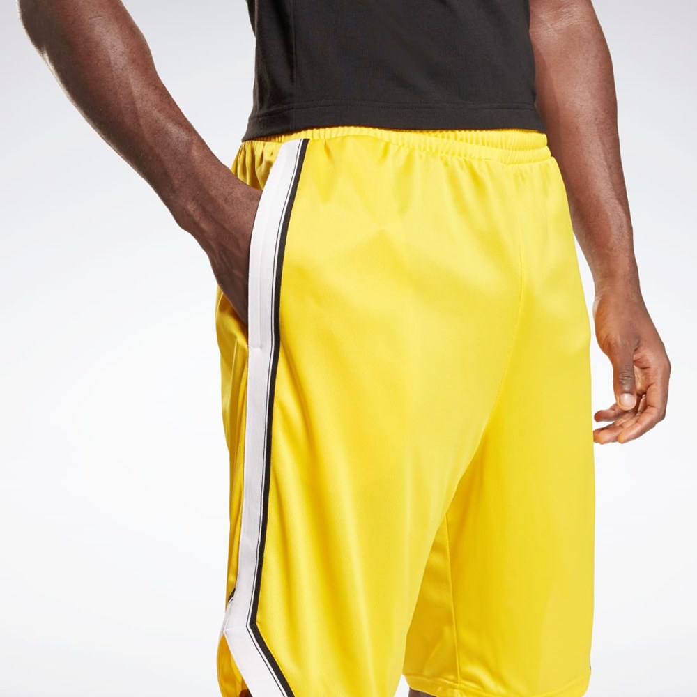 Reebok Workout Ready Mesh Shorts Žlté | KZQHS3157