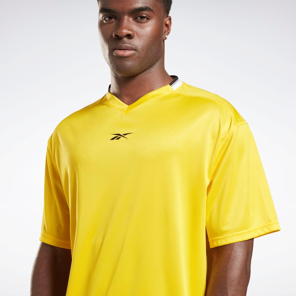 Reebok Workout Ready Mesh T-Shirt Žlté | MJGQL3679