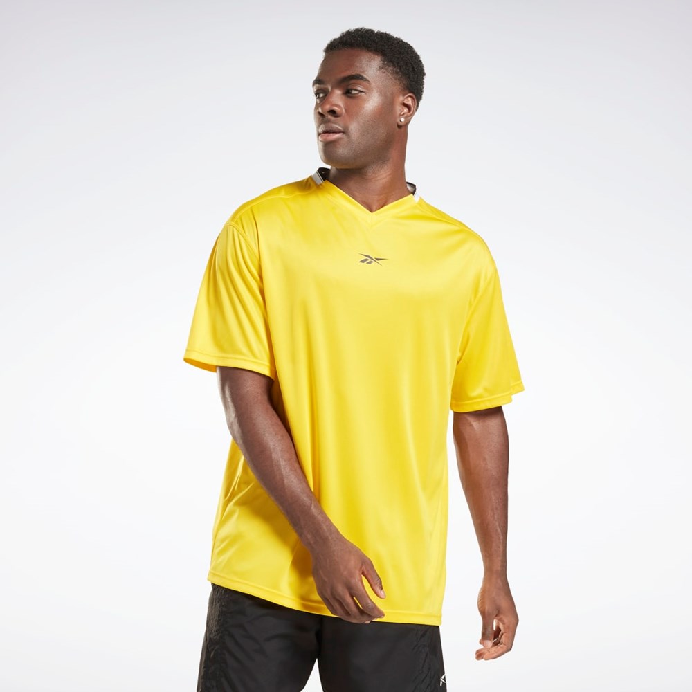 Reebok Workout Ready Mesh T-Shirt Žlté | MJGQL3679