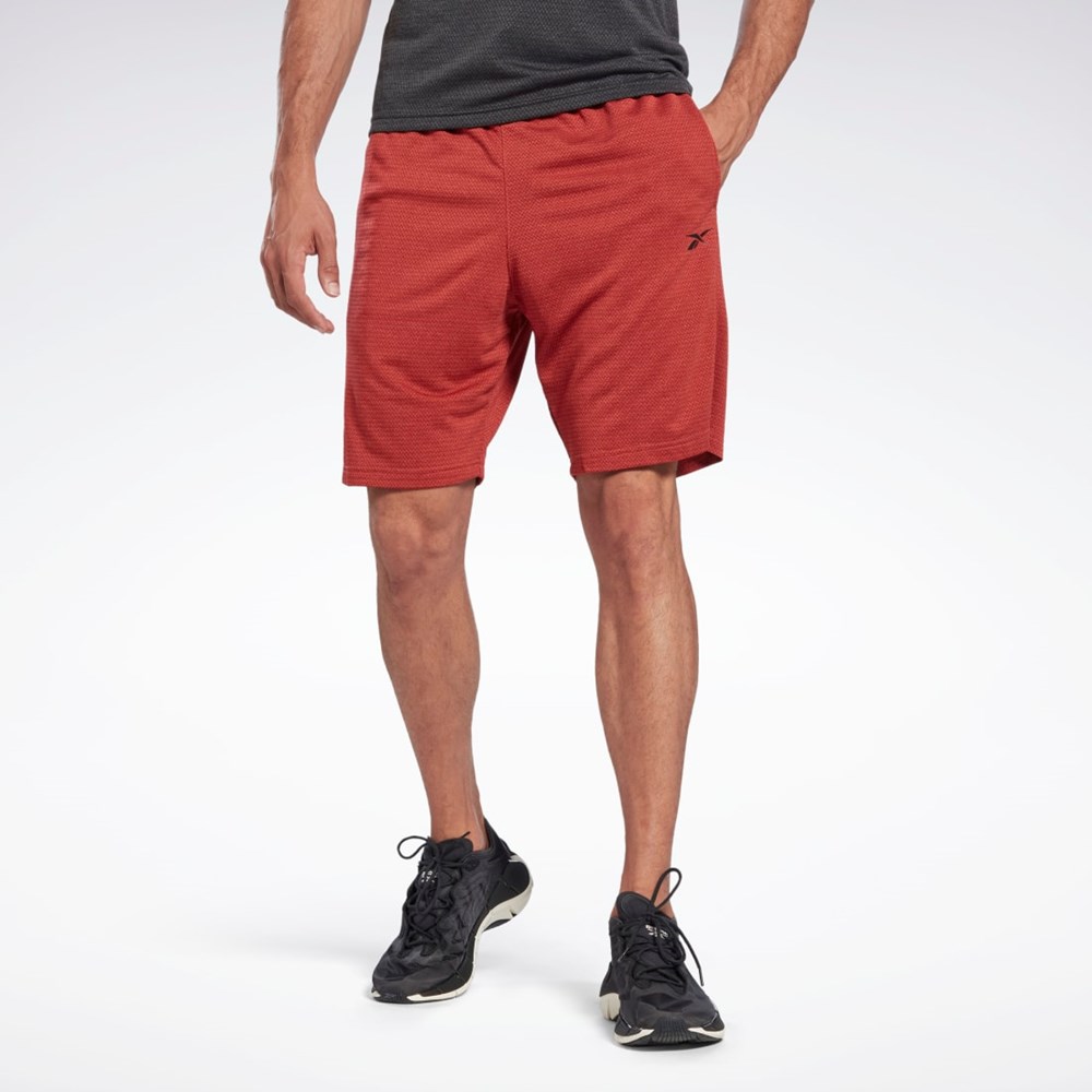 Reebok Workout Ready Mélange Shorts Rhodonite | MQEXK7985