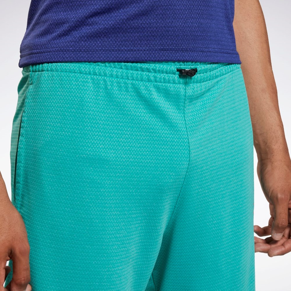 Reebok Workout Ready Mélange Shorts Semi Classic Teal | KBYPL9273