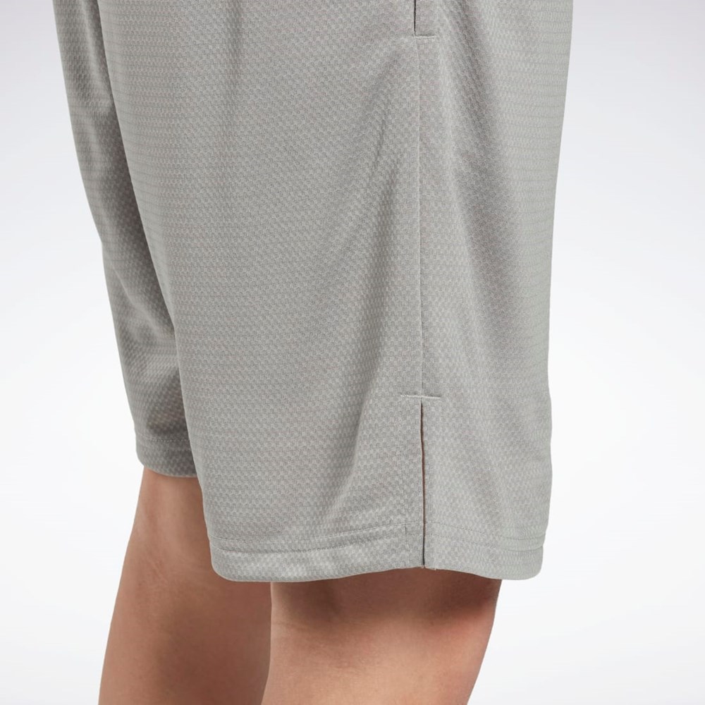 Reebok Workout Ready Mélange Shorts Siva | IMSGK2456