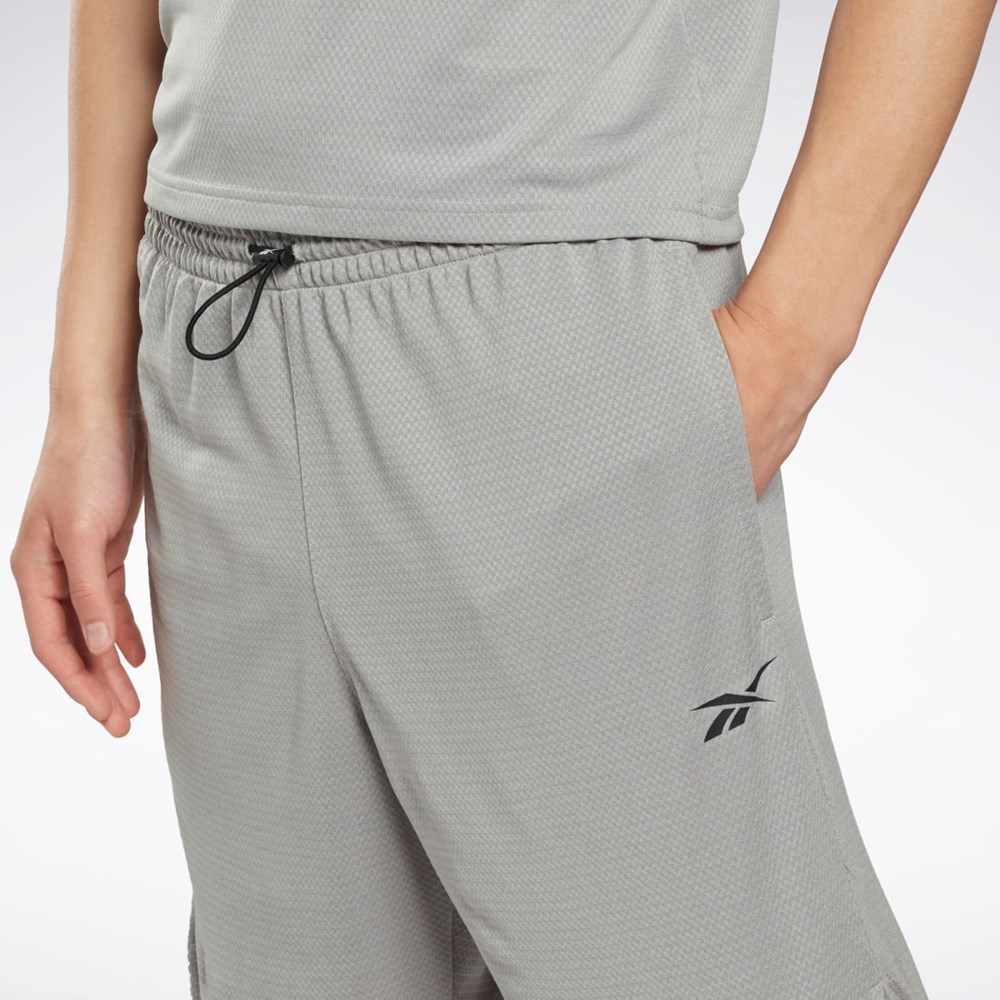 Reebok Workout Ready Mélange Shorts Siva | IMSGK2456