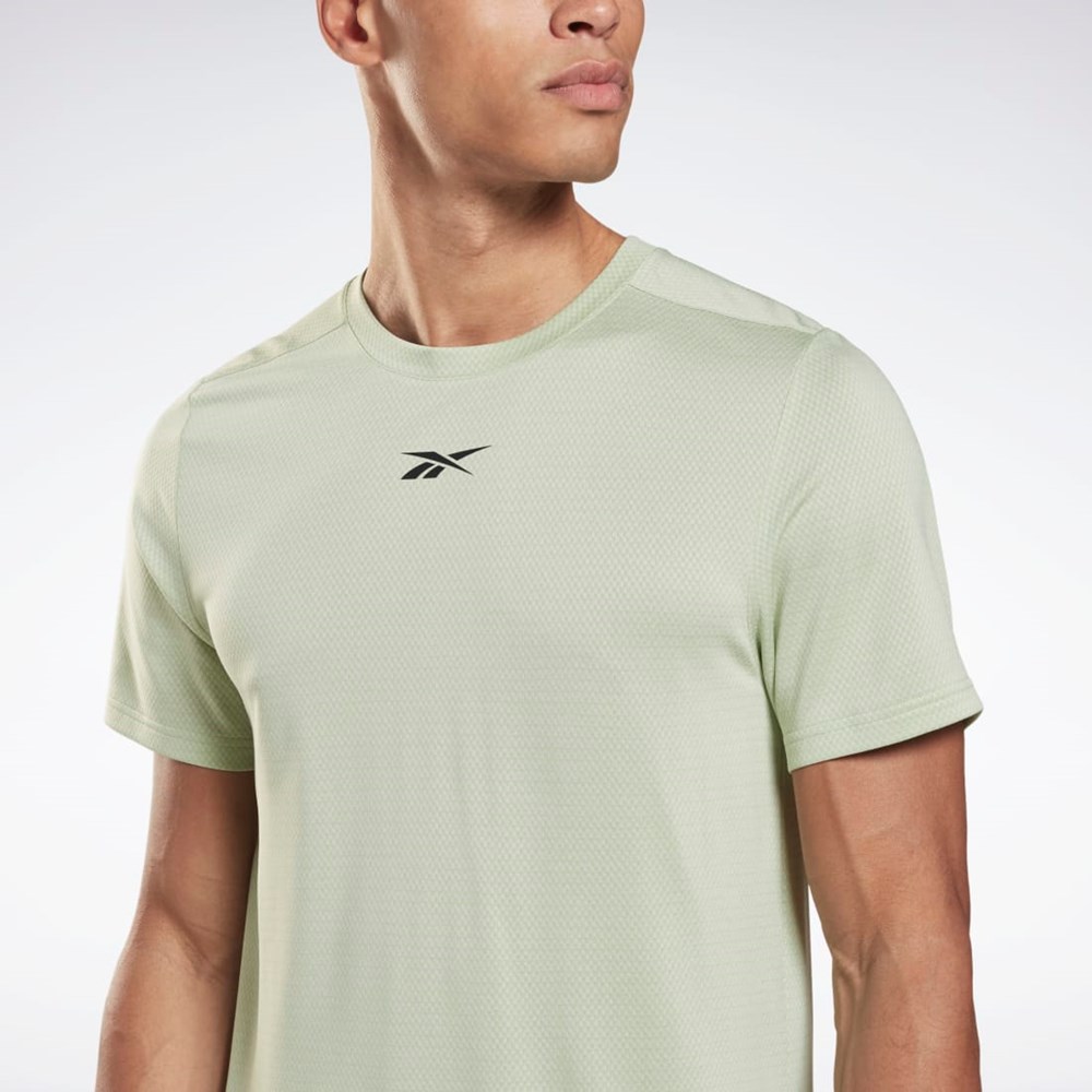 Reebok Workout Ready Mélange T-Shirt Svetlo | IUHWA6951