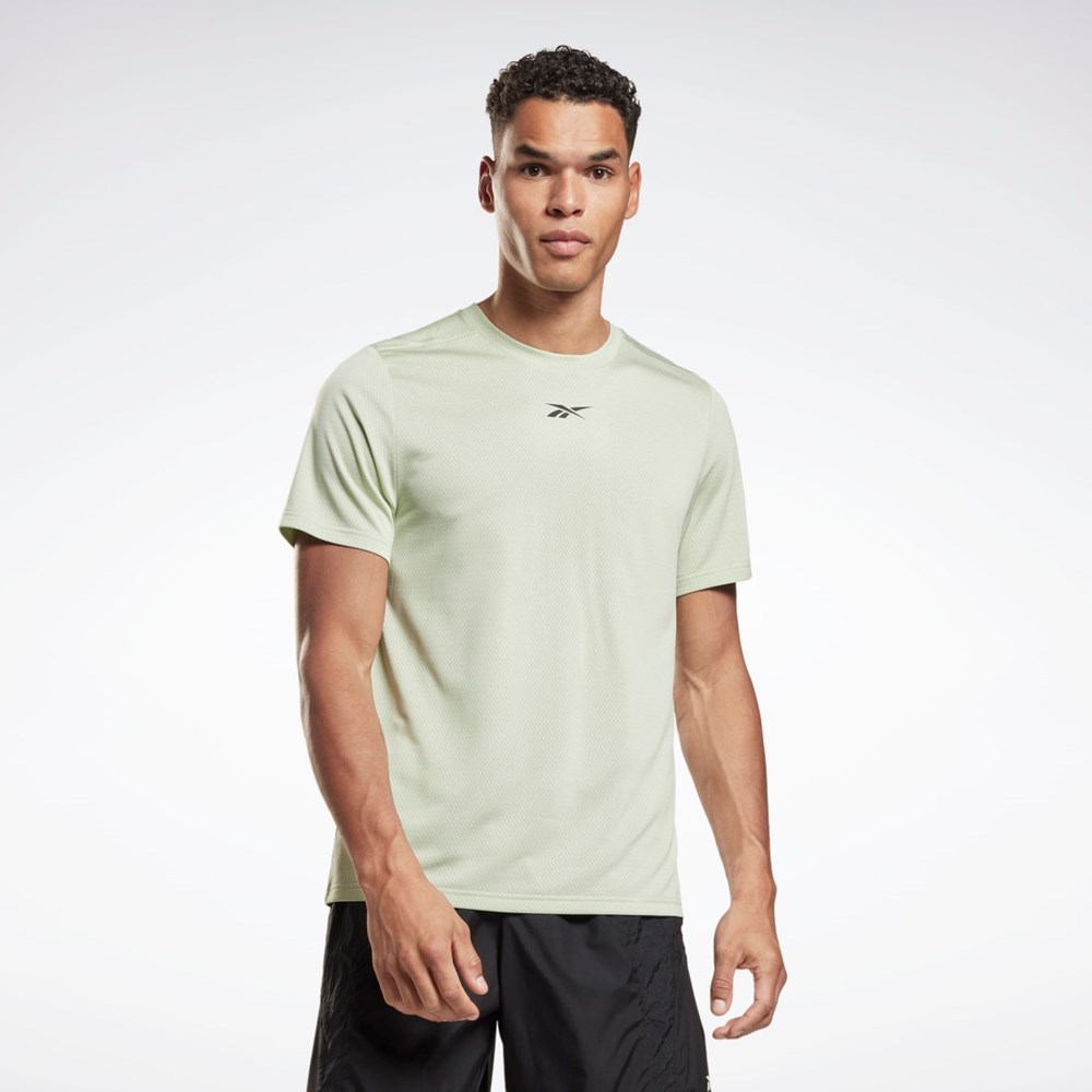 Reebok Workout Ready Mélange T-Shirt Svetlo | IUHWA6951