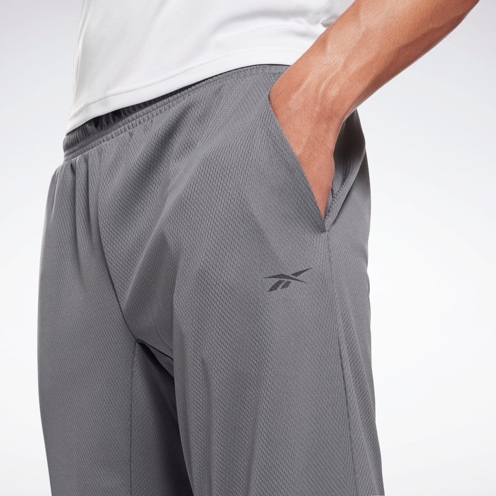 Reebok Workout Ready Pants Siva | CMFLP4136