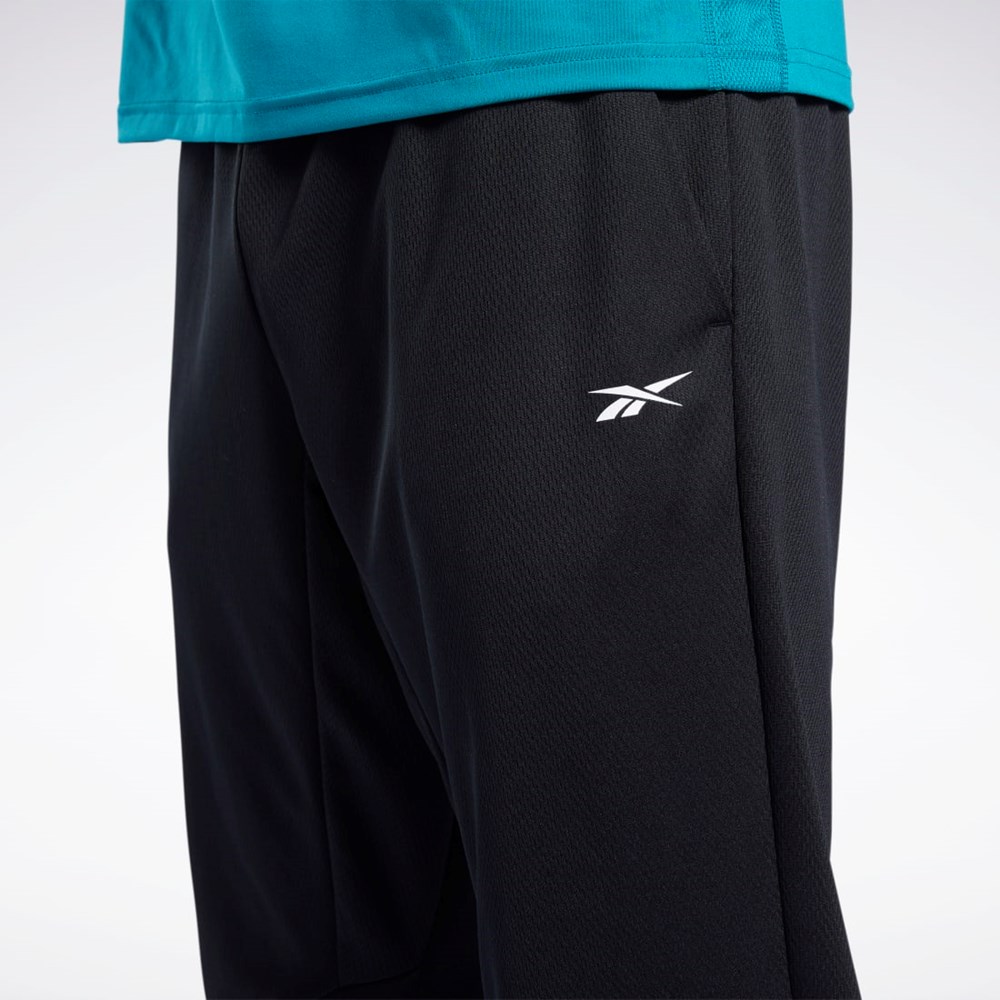 Reebok Workout Ready Pants Čierne | COKQA9265