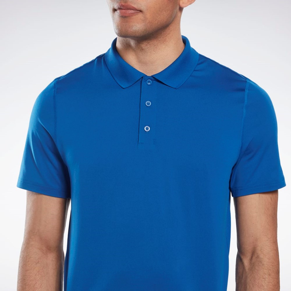 Reebok Workout Ready Polo Shirt Modre | TOZDK6509