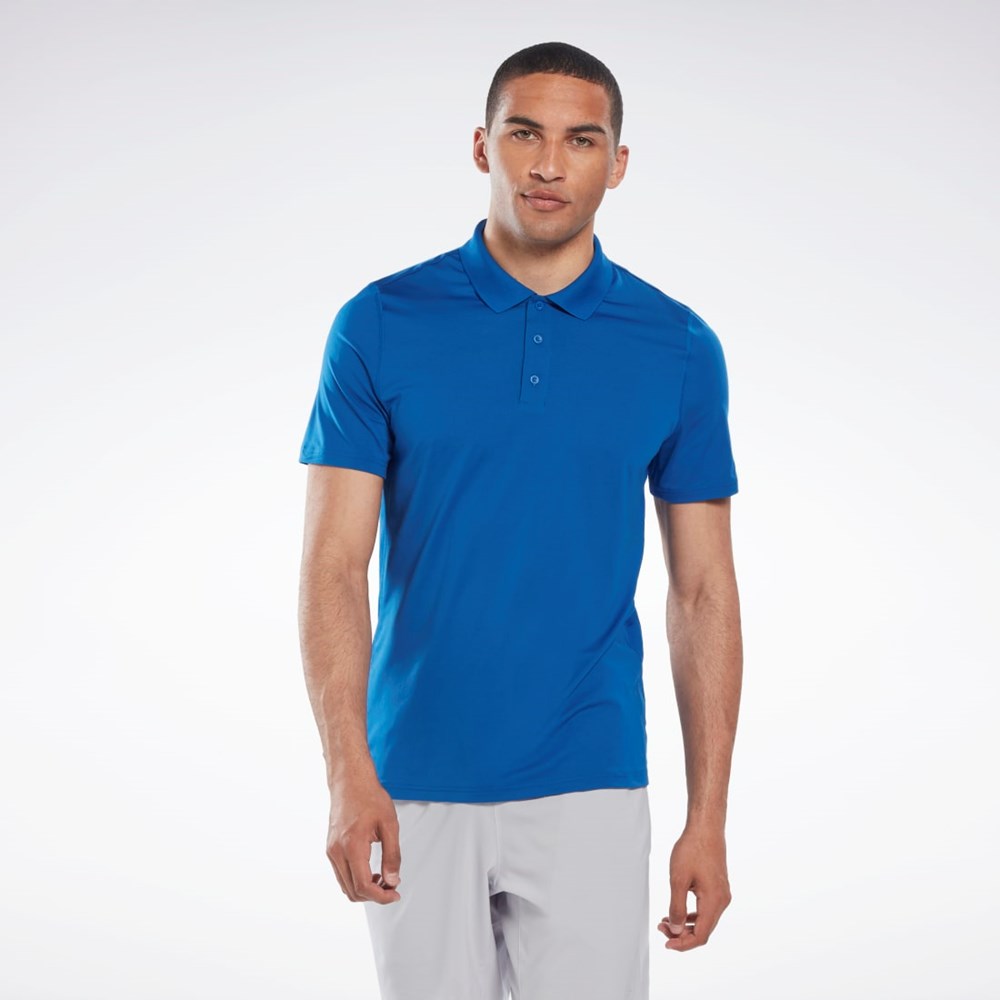 Reebok Workout Ready Polo Shirt Modre | TOZDK6509