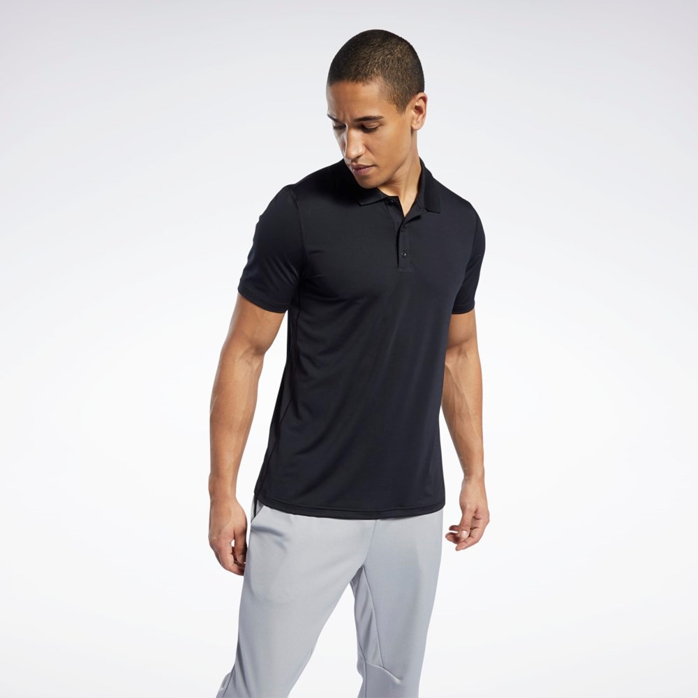 Reebok Workout Ready Polo Shirt Čierne | KUVTJ6157