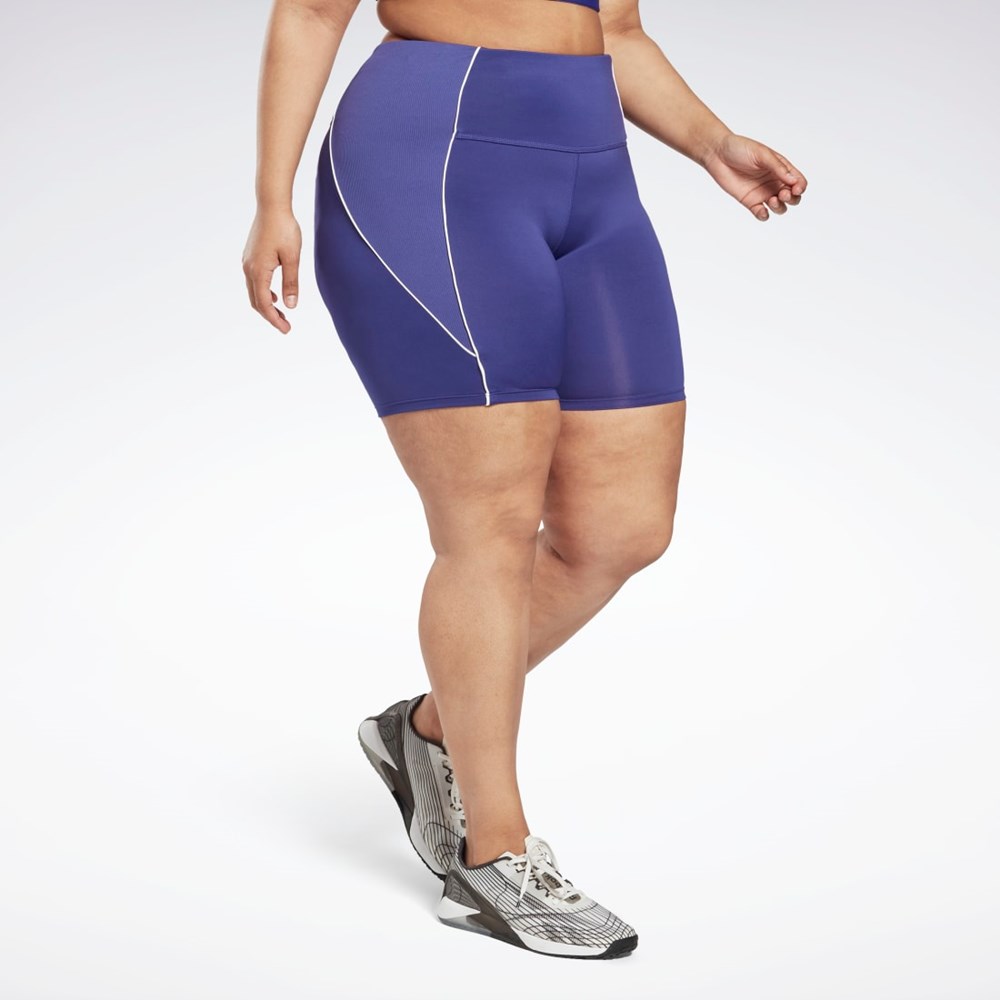 Reebok Workout Ready Poly Shorts (Plus Size) Nachový | VLAFY4831