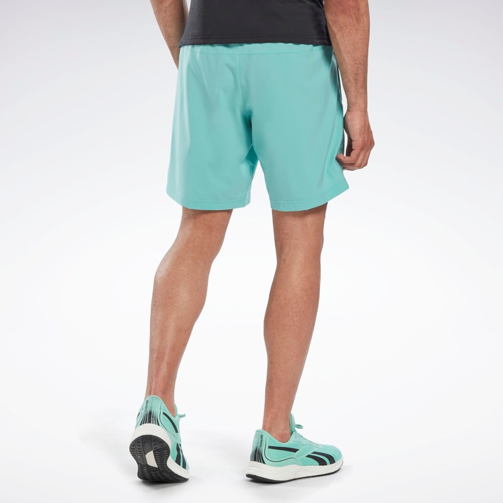 Reebok Workout Ready Shorts Semi Classic Teal | JSUTV4509