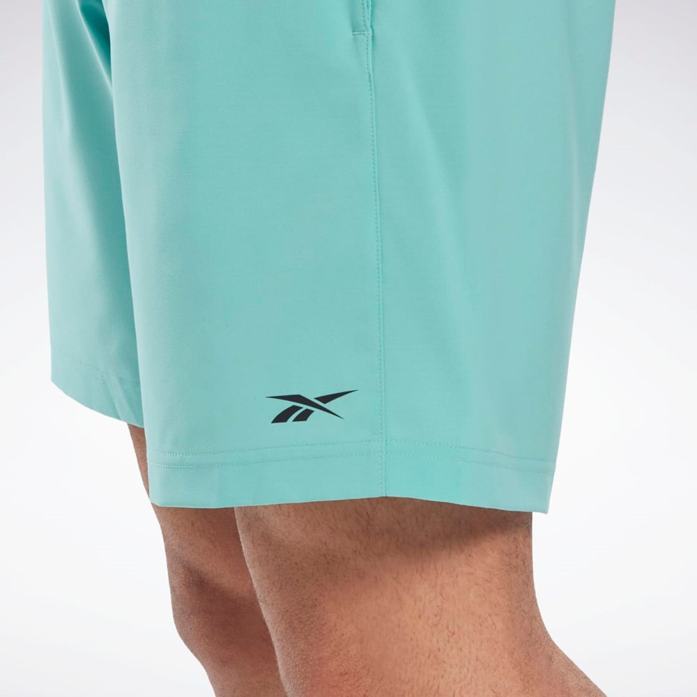 Reebok Workout Ready Shorts Semi Classic Teal | JSUTV4509