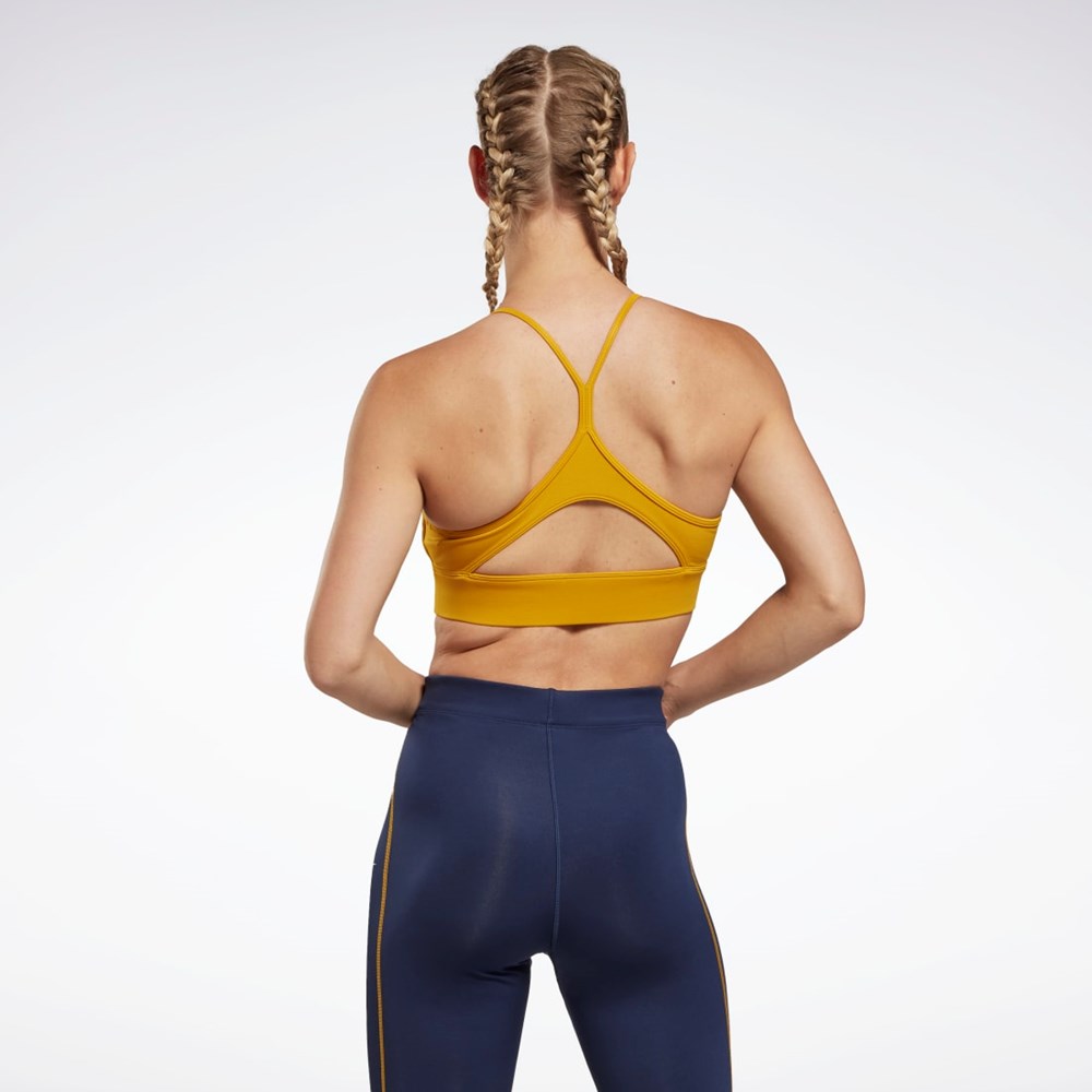 Reebok Workout Ready Sports Bra Bright Ochre | NGUCS2340