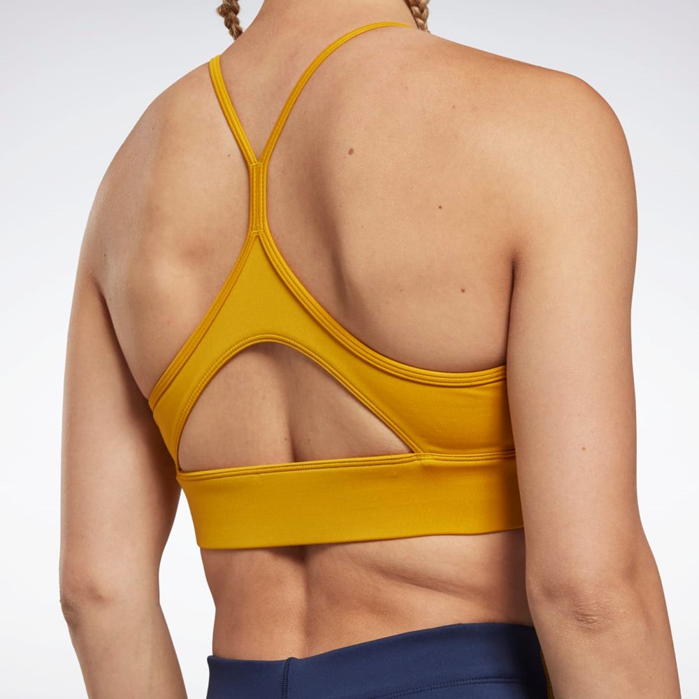 Reebok Workout Ready Sports Bra Bright Ochre | NGUCS2340