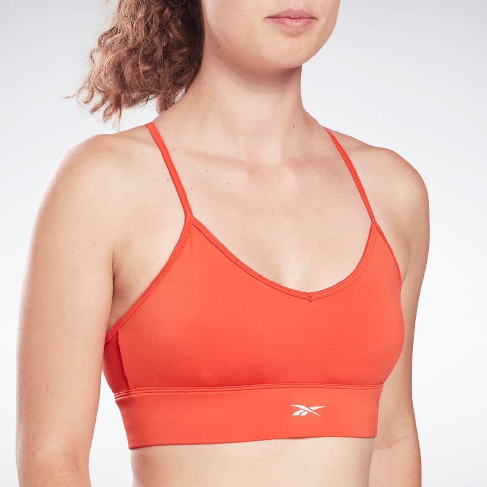 Reebok Workout Ready Sports Bra Červené | GHJLQ2915