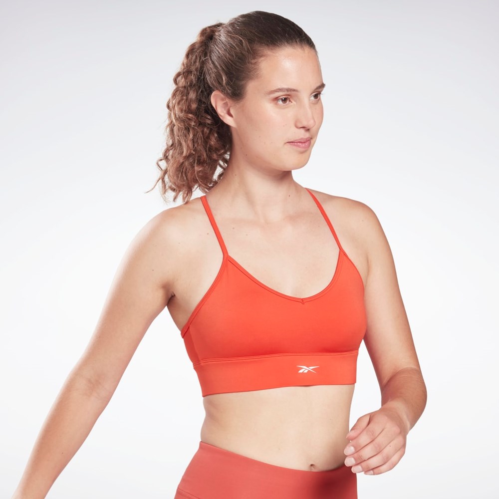 Reebok Workout Ready Sports Bra Červené | GHJLQ2915