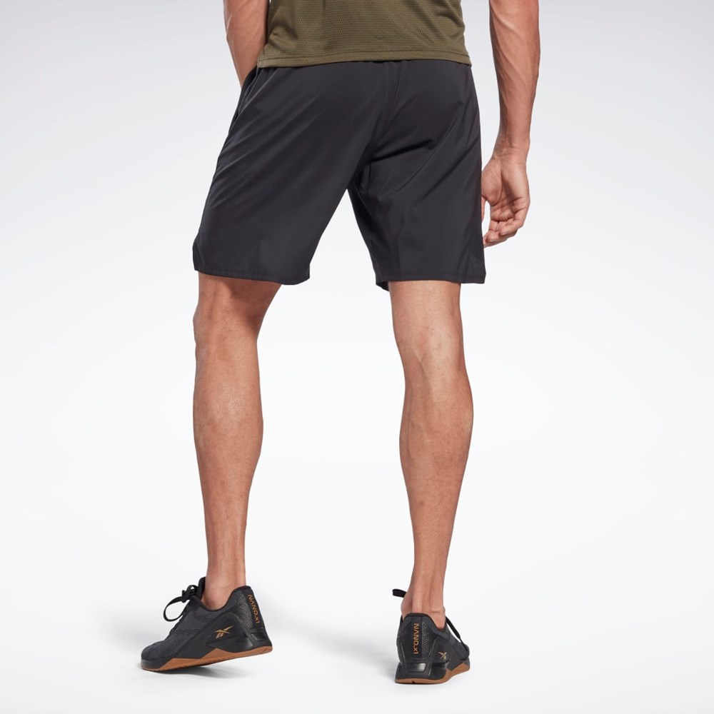 Reebok Workout Ready Strength Shorts Čierne | HJRPL5834