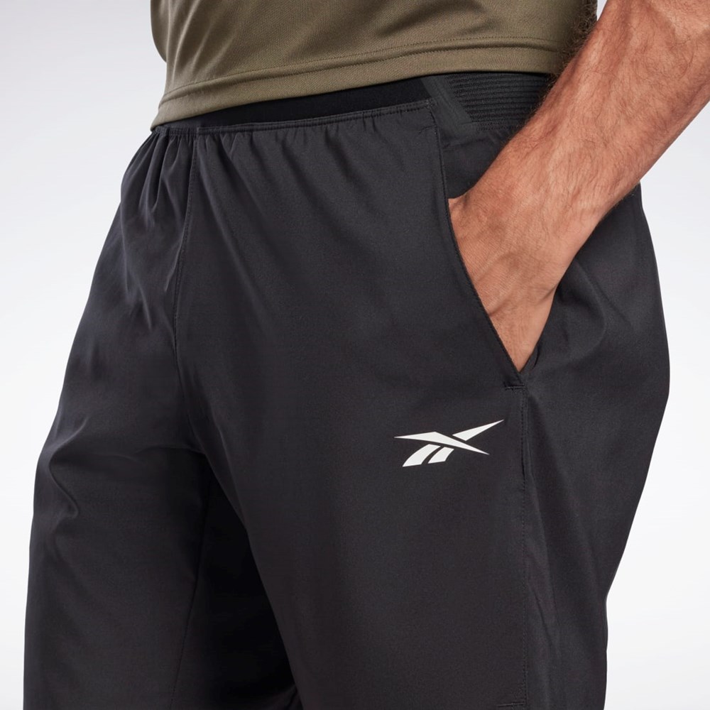 Reebok Workout Ready Strength Shorts Čierne | HJRPL5834