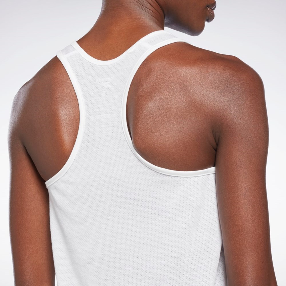 Reebok Workout Ready Supremium Big Logo Tank Top Biele | XZPLS5638