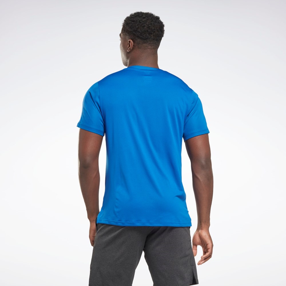 Reebok Workout Ready Tech T-Shirt Modre | MREFA7608