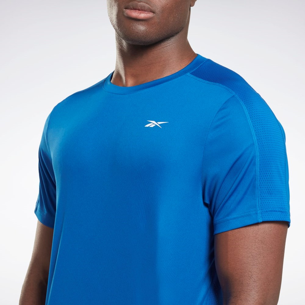 Reebok Workout Ready Tech T-Shirt Modre | MREFA7608