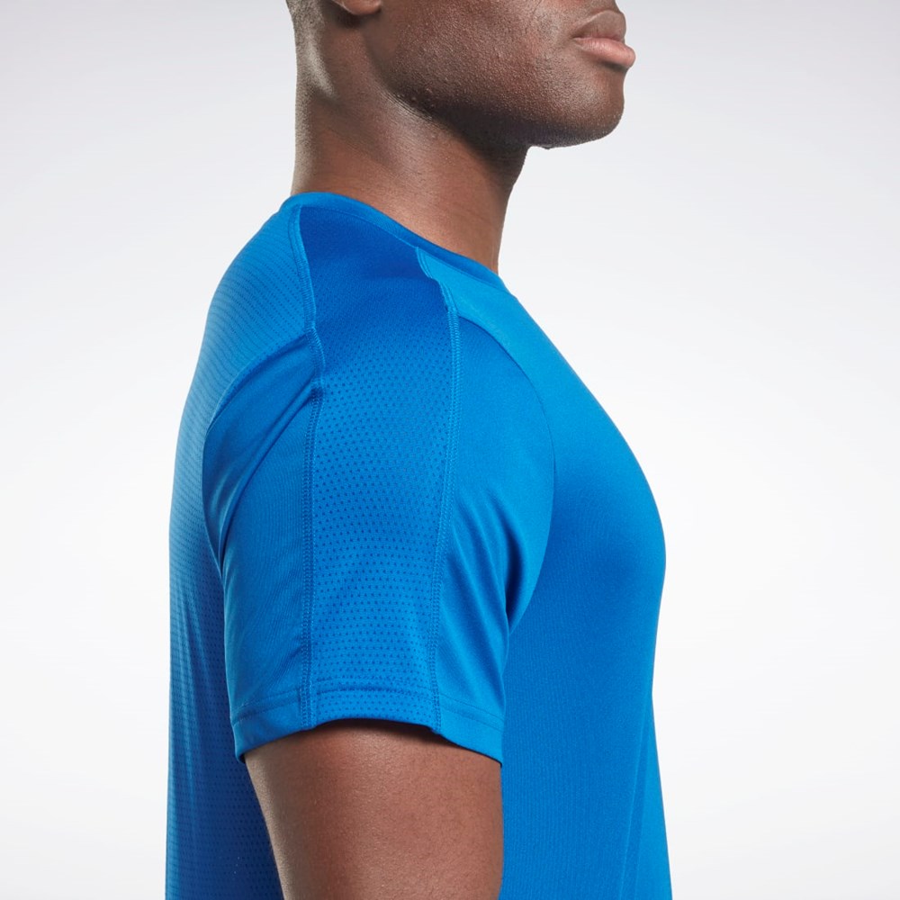 Reebok Workout Ready Tech T-Shirt Modre | MREFA7608