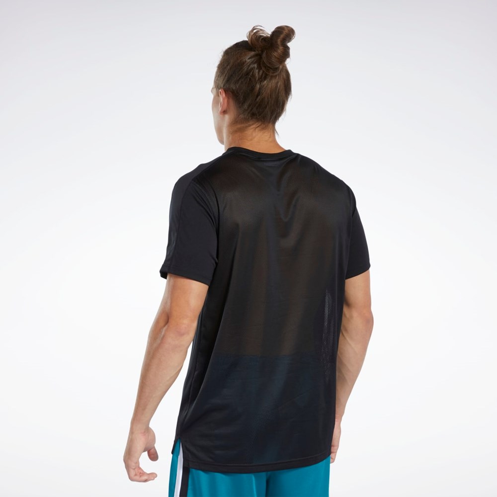 Reebok Workout Ready Tech Tee Čierne | FHJZP4107