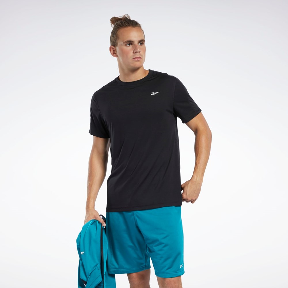 Reebok Workout Ready Tech Tee Čierne | FHJZP4107