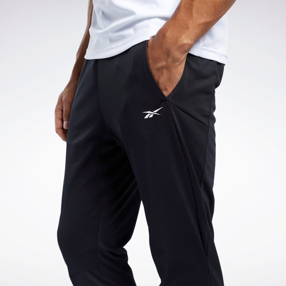 Reebok Workout Ready Tracking Pant Čierne | BXNYC4137