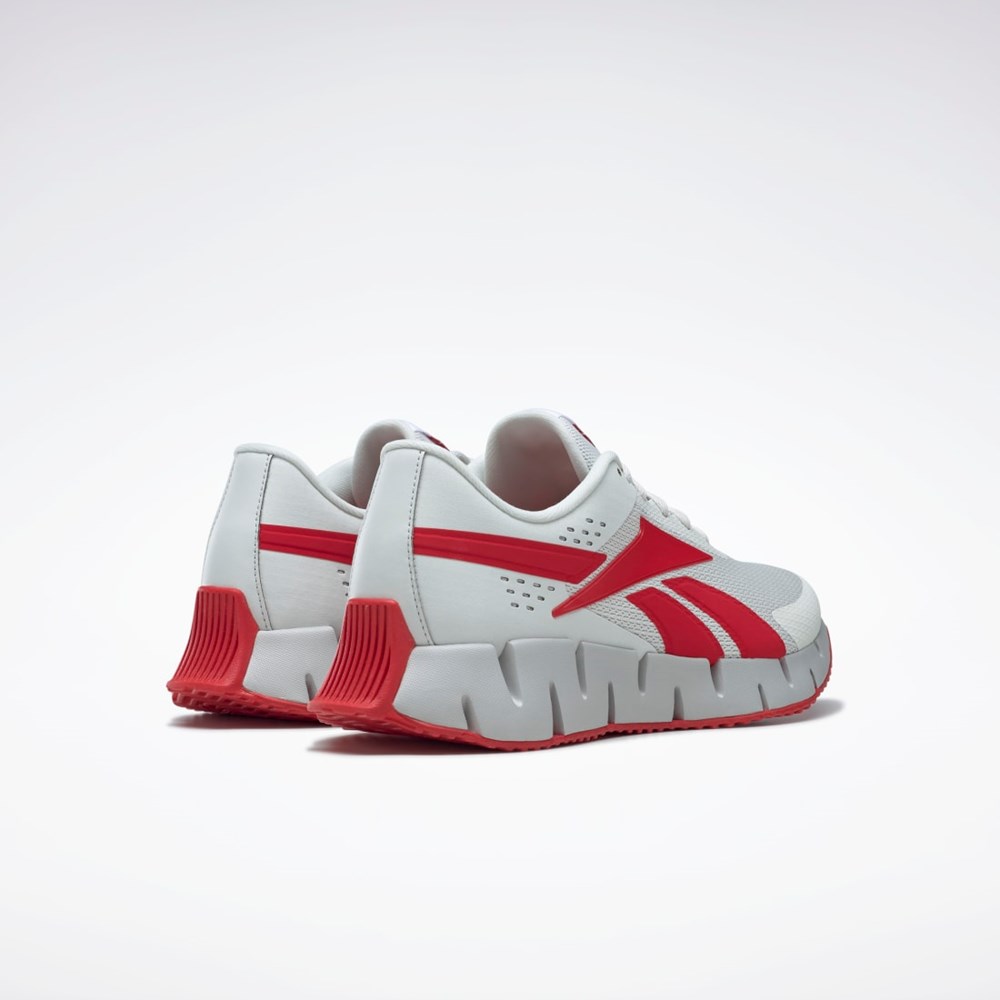 Reebok Zig Dynamica 2 Shoes Siva Červené Siva | CNZPG9243