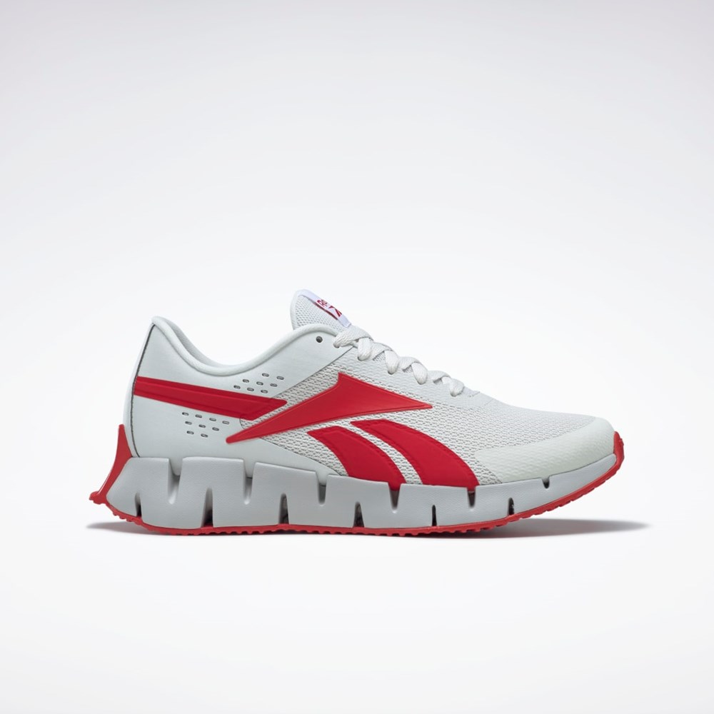 Reebok Zig Dynamica 2 Shoes Siva Červené Siva | CNZPG9243