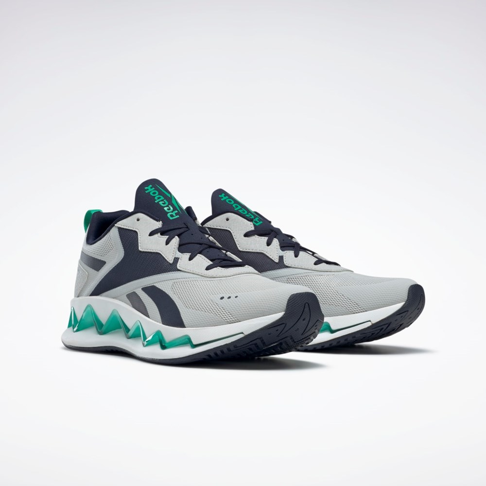 Reebok Zig Elusion Energy Shoes Siva Námornícka Modrá Zelene | QLNBH0482