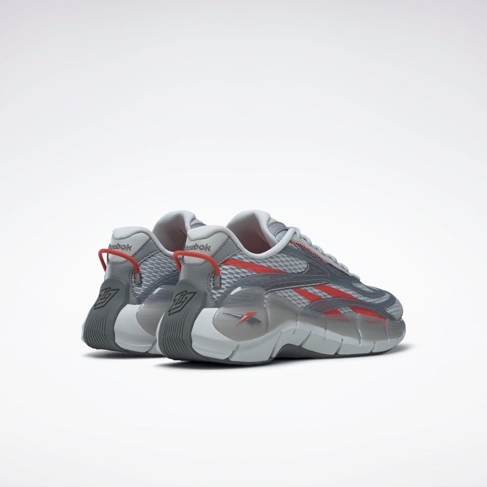 Reebok Zig Kinetica 2.5 Shoes Siva Siva | QUKPG9825