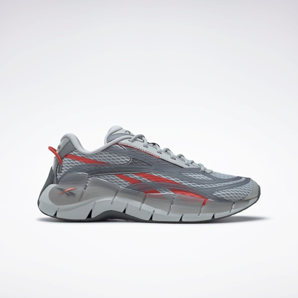 Reebok Zig Kinetica 2.5 Shoes Siva Siva | QUKPG9825